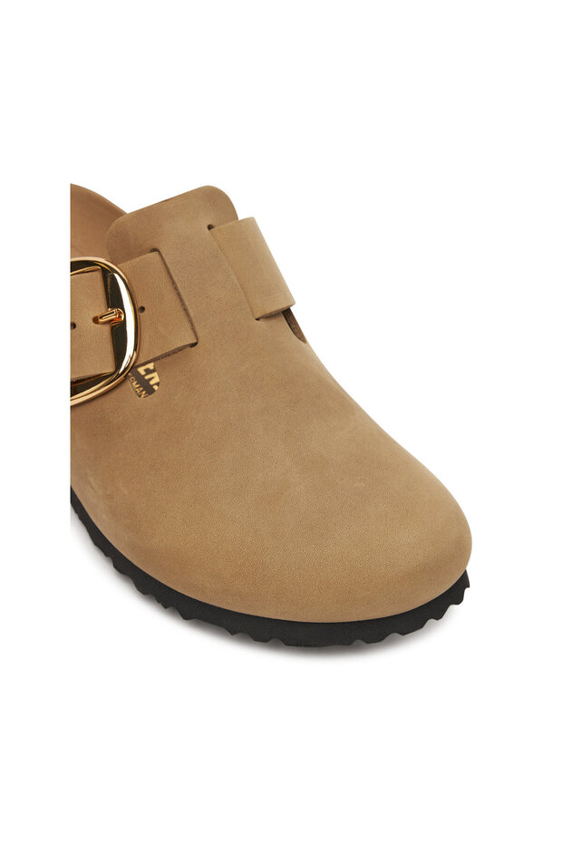 flip flops women's Tabacco Brown Boston Big Buckle He - 1