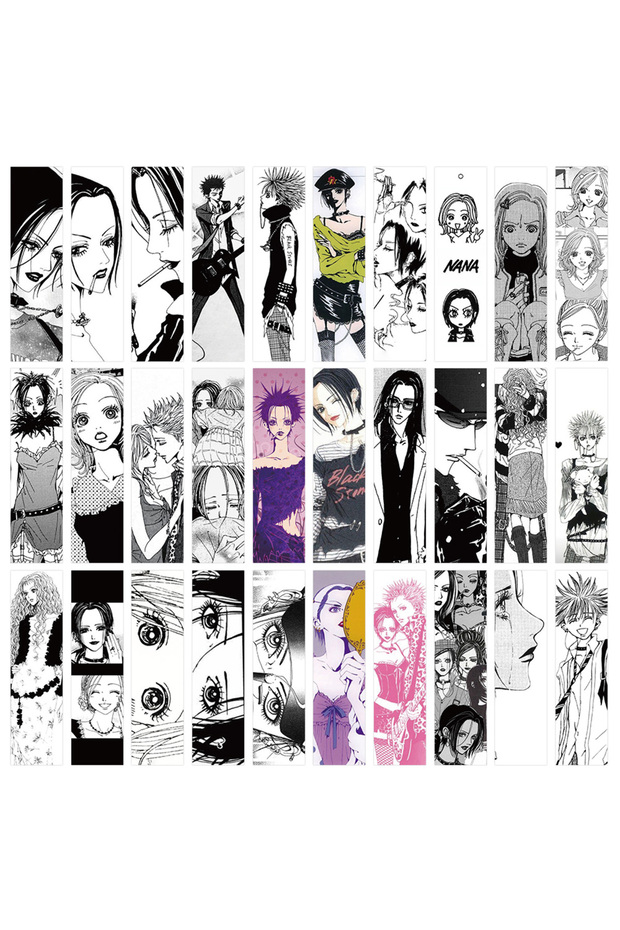 30pcs 10/30/40pcs NANA anime bookmarks for students reading books labeling office supplies decoratio