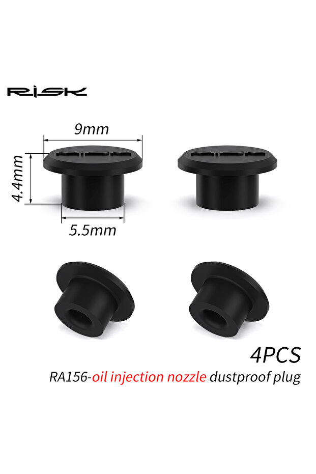 RA156 RISK Road Bicycle Oil Disc Clamp Dustproof Plug Oil Injection Nozzle Cover Screw Plug for R717