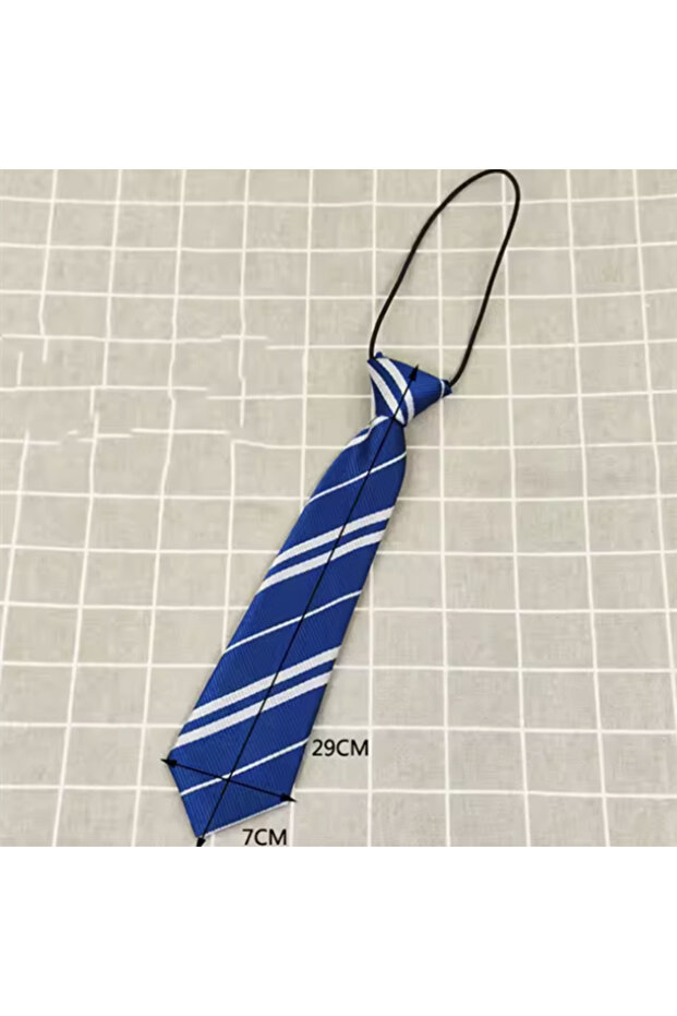 3 Halloween Movie Wizarding Academy Boys Girls Harris Stripe Tie Cosplay Magic School Costume Acces.