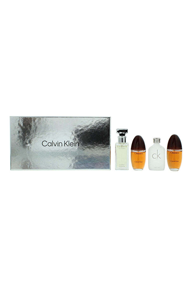 For Women Mini Set Eau De Parfum 4 X 15ml (Obsession + Eternity + Obsession) + (Eau De