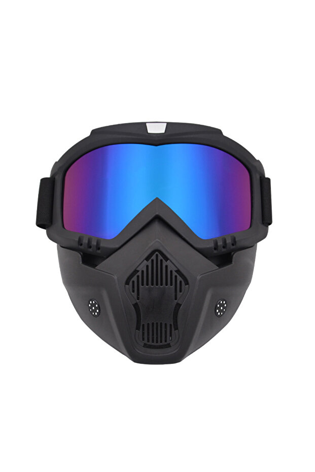 Black Blue Outdoor Sport Windproof Mask Goggle HD Bicycle Glasses Eyewear Riding Summer UV Protectio