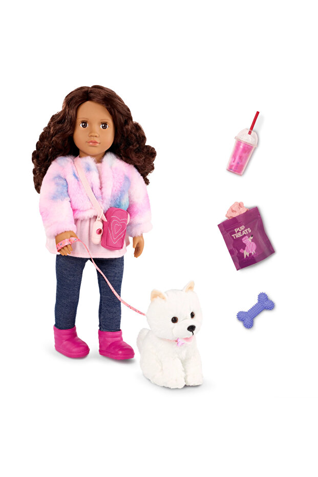 Ines & Jojo Doll and Pomeranian Pup Set BD31737Z (Ages 3+)