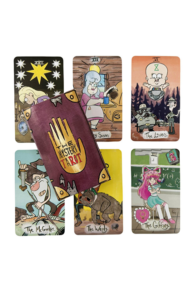 TT401 The Mystery Tarot Cards A 78 Deck Gravity Falls Inspired 78 Card Deck English Version Board Ga