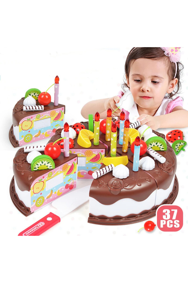 Chocolate Children Pretend Goodies Play Simulated Kitchen Toys Plastic Cutting Food Kids Toy Object