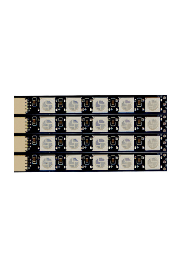 4 قطع من شرائط إضاءة LED قابلة للبرمجة من نوع HPXGRC 2812 RGB