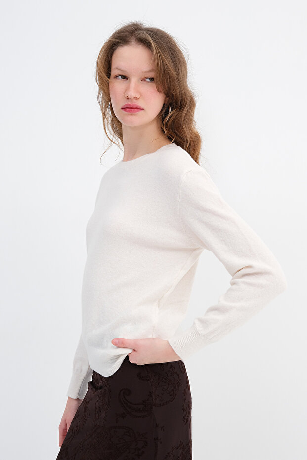 Bisiklet Yaka Basic Triko K10337 - 4