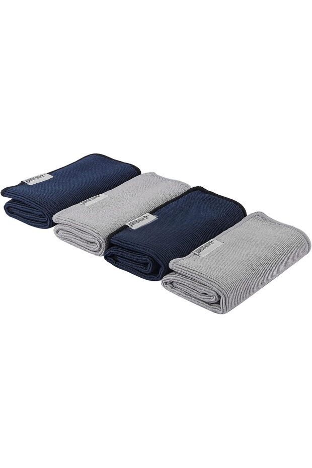 Barista Towels for Espresso - 4 Pack 11" Microfiber Cleaning Cloths