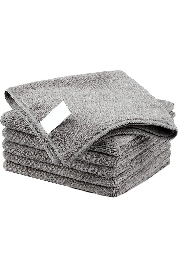 6pcs Microfiber Cleaning Cloths 15.75x15.75in Ultra Soft Absorbent Lint-Free Reusable