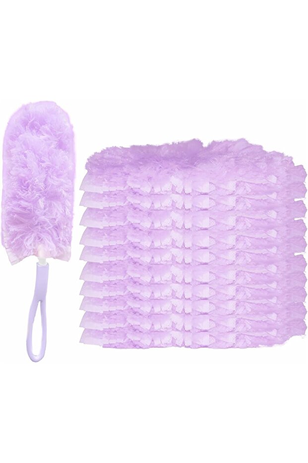360° Microfiber Multi-Surface Static Duster (1 Handle with 10 Refills)