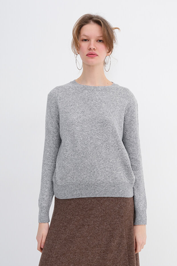 Bisiklet Yaka Basic Triko K10337 - 5