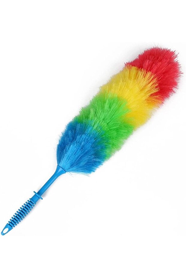 Rainbow Static Feather Duster - Bendable, Washable Head, More Fibers, Bigger Head