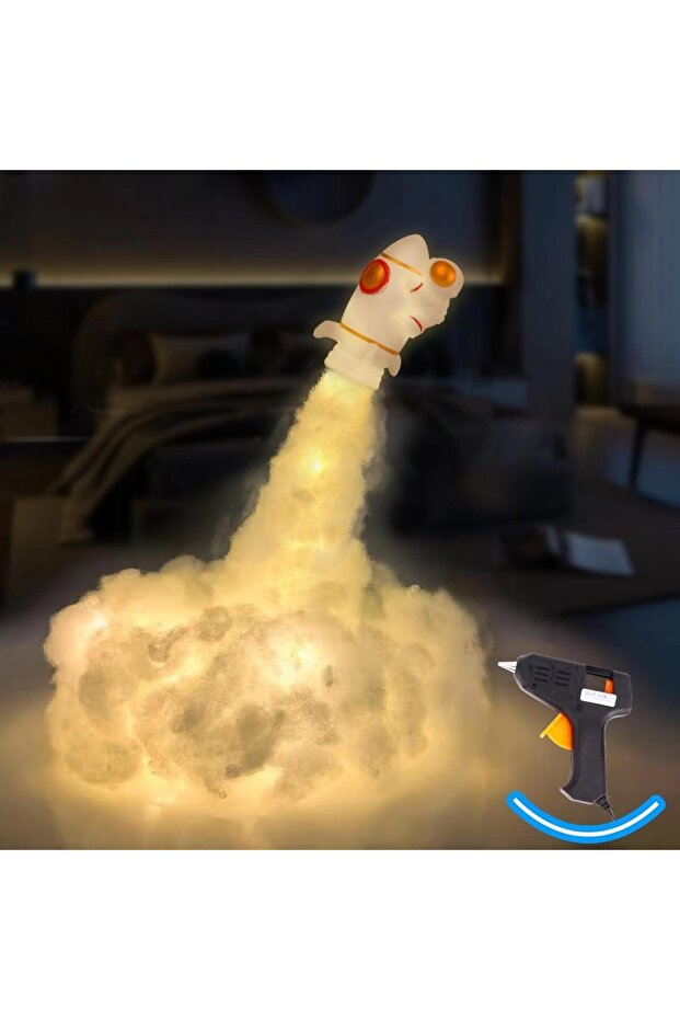 DIY Rocket Night Light Kit for Kids (Ages 4-12)
