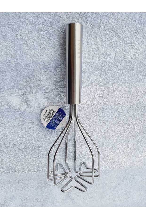 Ivory Practical Potato Masher Stainless Steel Potato Crushing Puree Making Tool