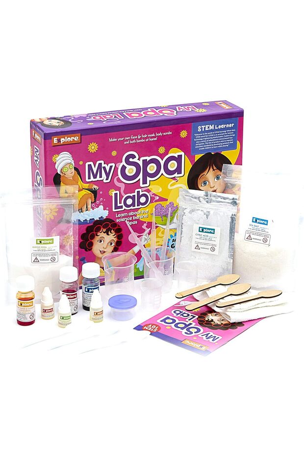 .. STEM Learner My Spa Lab - Learning & Educational DIY Activity Toy Kit, Ages 6+, Multicolor