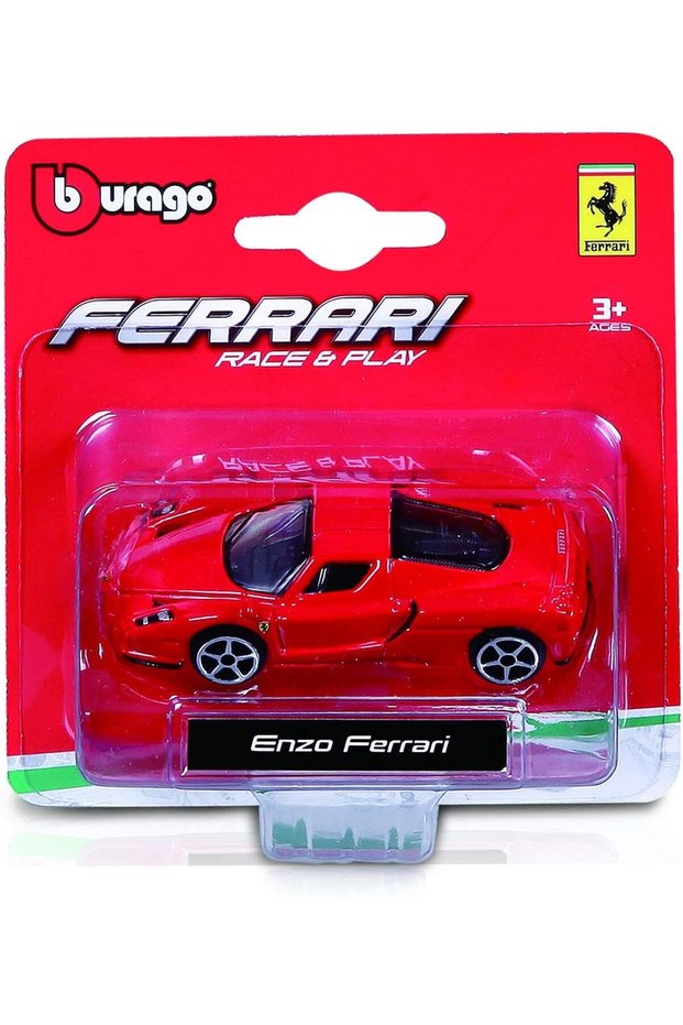 18-56000P Ferrari Car Blister 1:64 - 7 cm, Assorted
