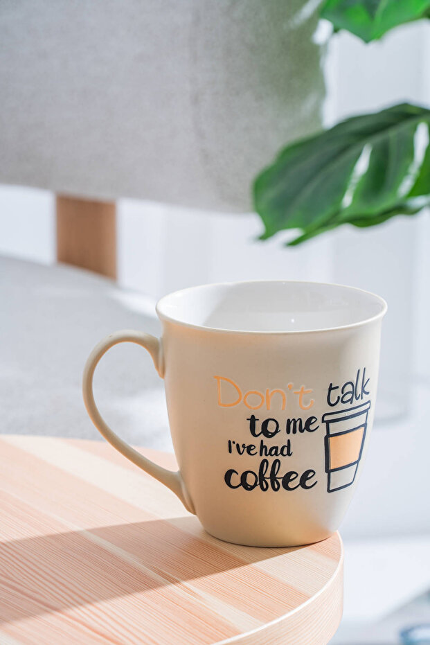 Ruby Porselen Kupa Krem - 600 ml - 2