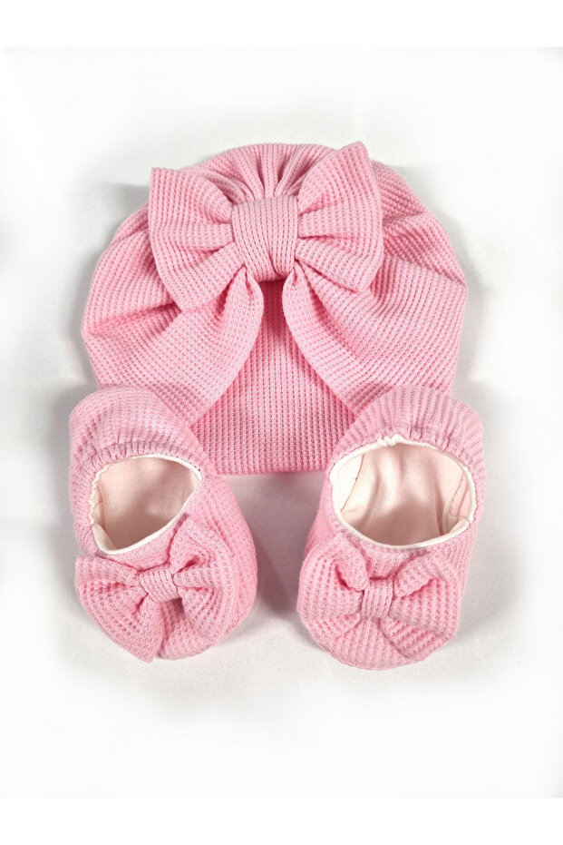 Kız Bebek Bone ve Patik - 7