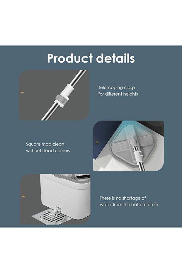 مجموعة ممسحة تنظيف قابلة للتعديل - 4