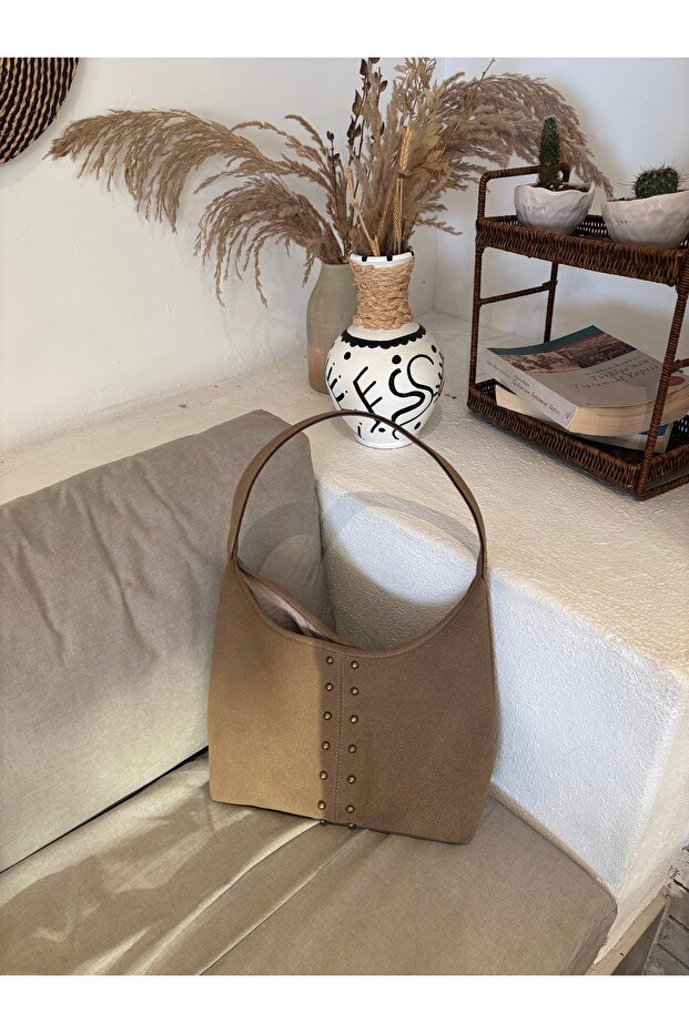 Vizon Süet omuz çantası - 1