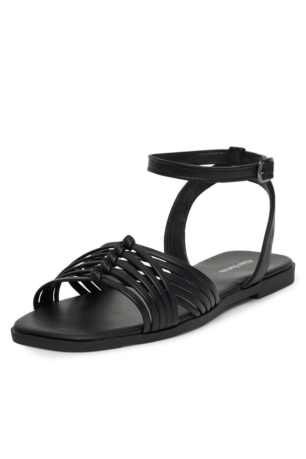 sandale damă negre - 1