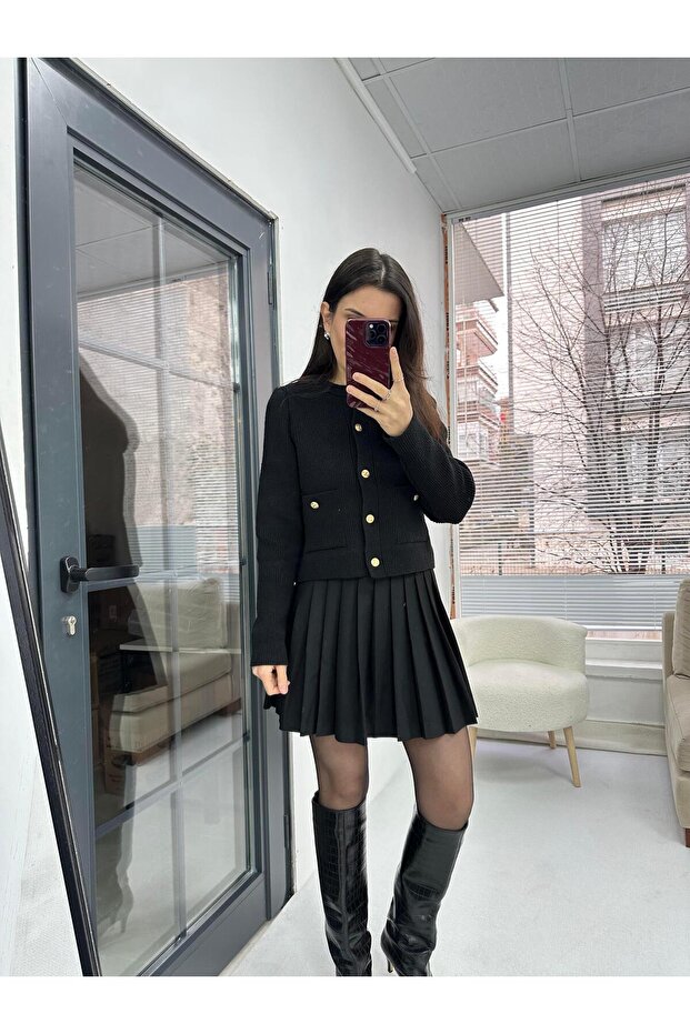 Piliseli Mini Etek - 3