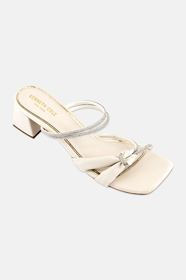 Women Nora Slip On Sandal, Ivory