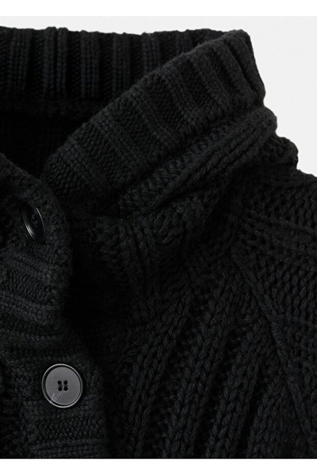 Düğmeli kruvaze ceket - 8