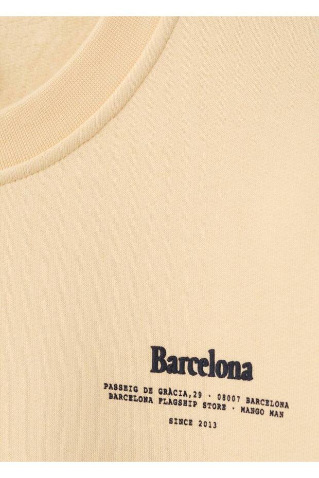 Regular fit yazılı sweatshirt - 7