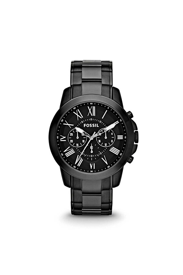 Grant Black Dial & Stainless Steel Chronograph Men's Watch FS4832