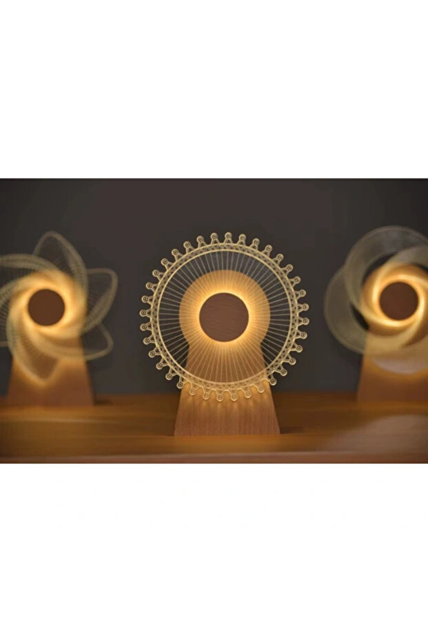 طاحونة هوائية مزخرفة مضاءة - 4