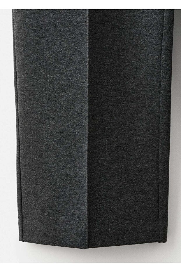 Kırçıllı triko pantolon - 5