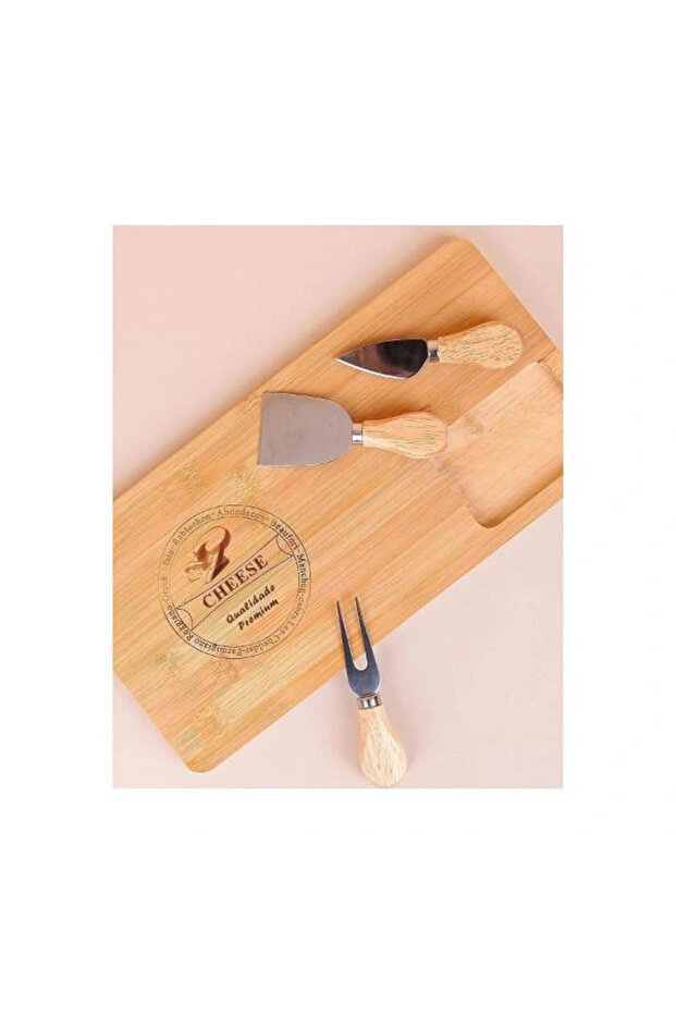 لوحة عرض قطع الجبن من الخيزران - 2