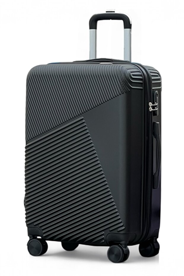 Hard Shell Lightweight 24 Inch (20-24kg) Luggage, Smooth Wheels, Secured Lock, Suitcase