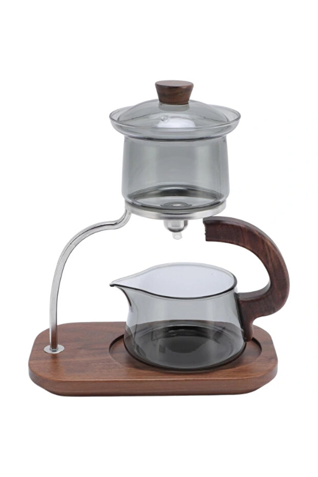 Automatic Magnetic Borosilicate Teapot Set - 4