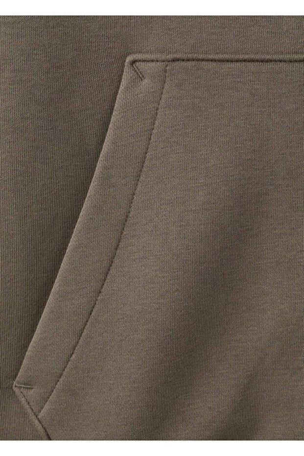 Fermuarlı kapüşonlu sweatshirt - 8