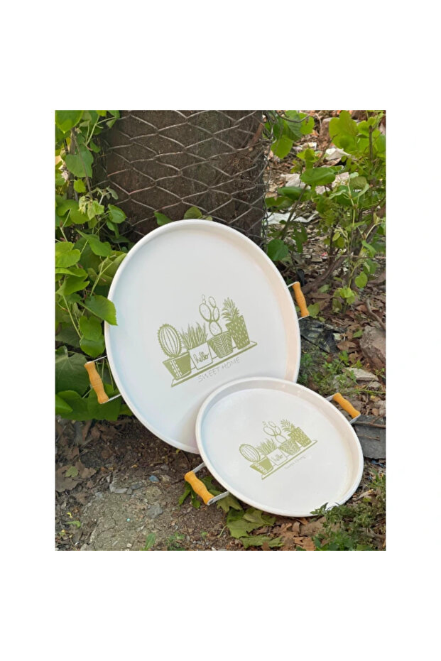 مجموعة صينية عرض مستديرة مزدوجة - 2