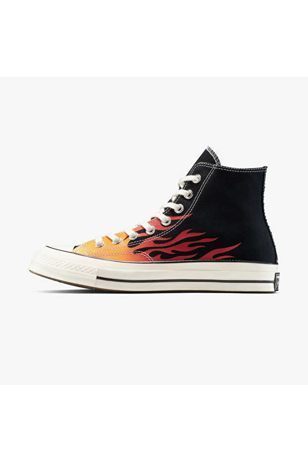 Chuck 70 Fire Unisex Siyah Sneaker - 3