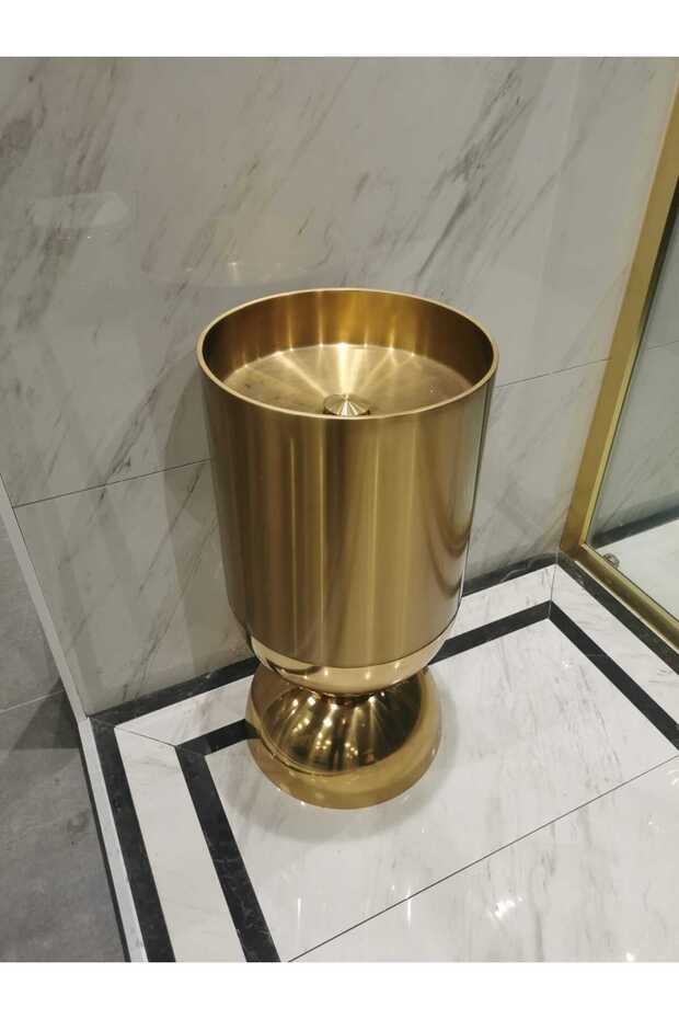PASLANMAZ ÇELİK MONOBLOK GLOD LAVABO - 1