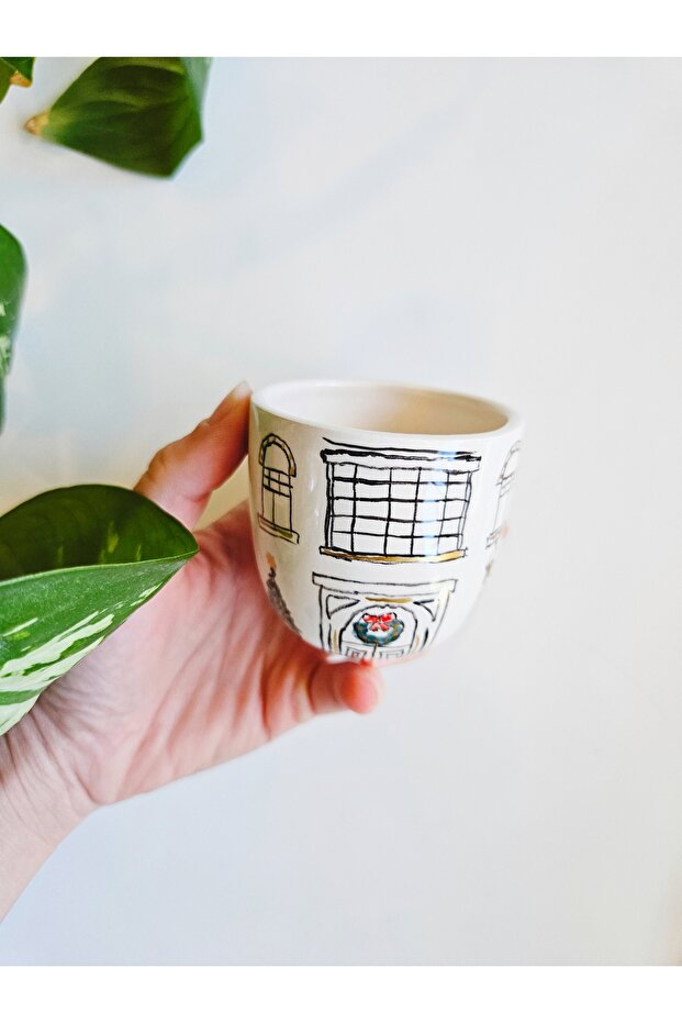 كوب رأس السنة الجديدة مصنوع يدويًا - 2