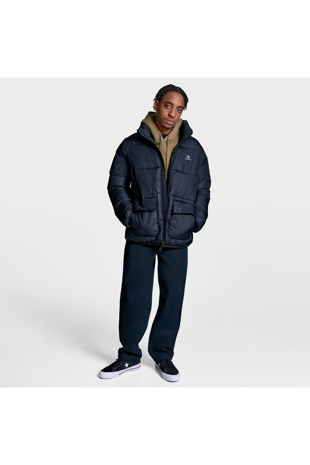 Core Puffer Erkek Siyah Ceket - 5