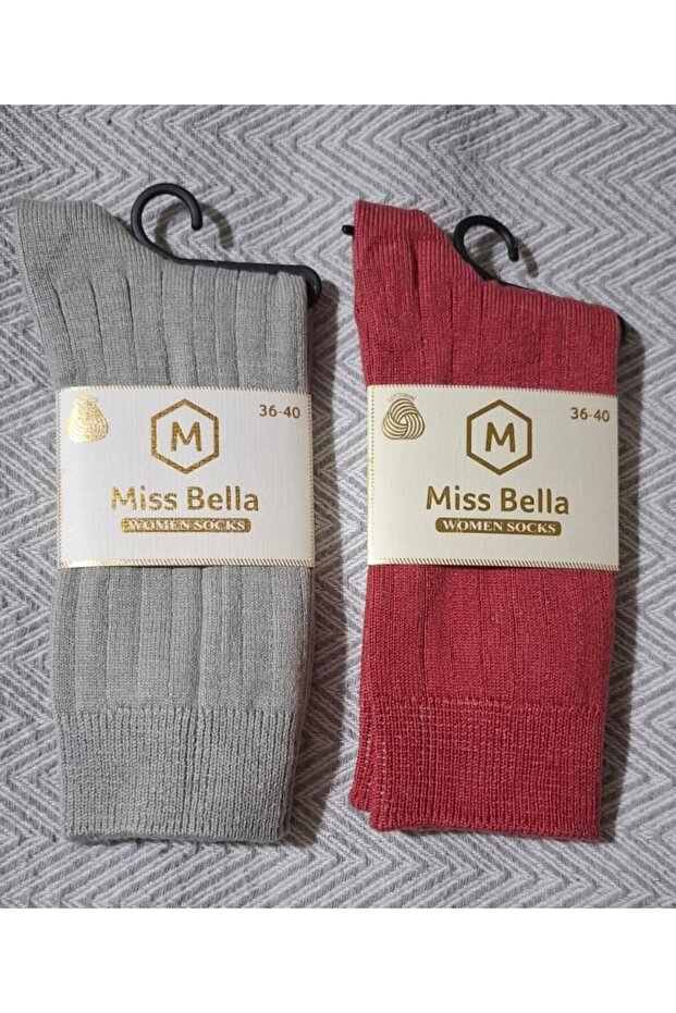 Premium Thermal Wool Socks Lambswool Winter Socks 2 Pairs