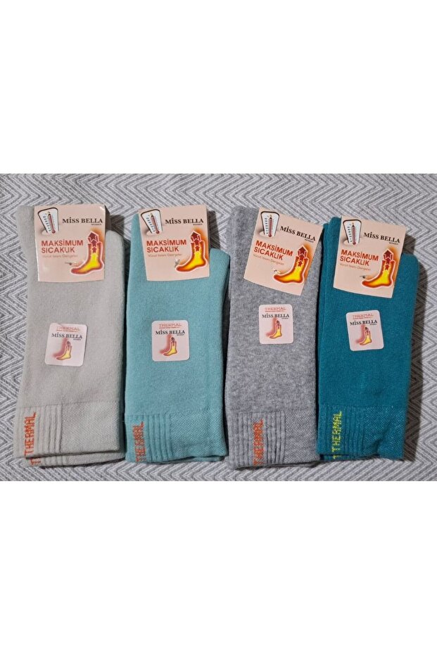 ПРЕМИУМ ТЕРМО ЧОРАПИ ЗИМНИ ЧОРАПИ 4 ЧИФТА - 1
