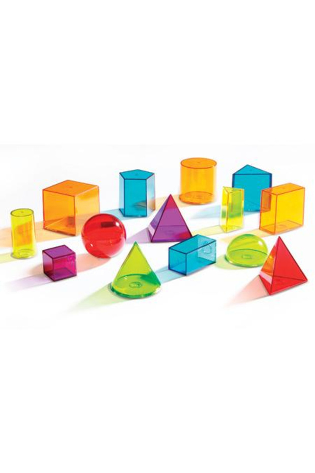 Transparent geometric figures set - 1