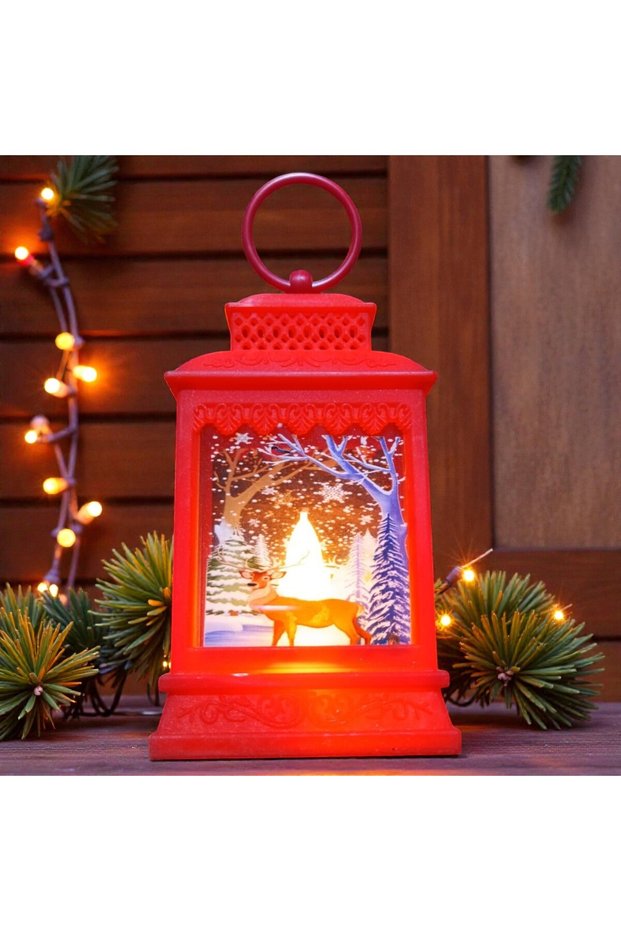 Vip Red Deer Christmas Lantern Daylight Led Light Lantern Christmas Gifts Christmas Decorations