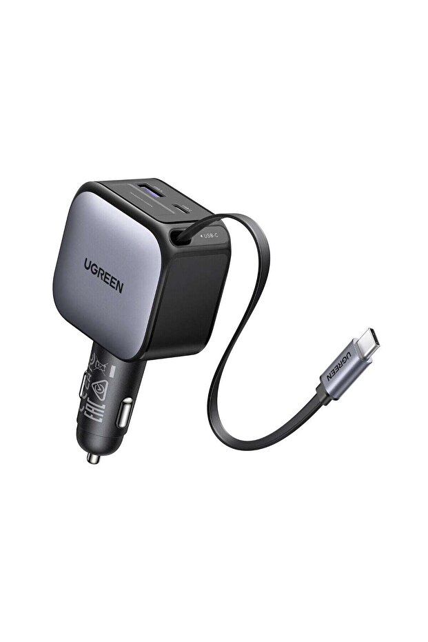 EC602 Car Charger with Cable 60 Watts - Space Gray (EC602-55212B)