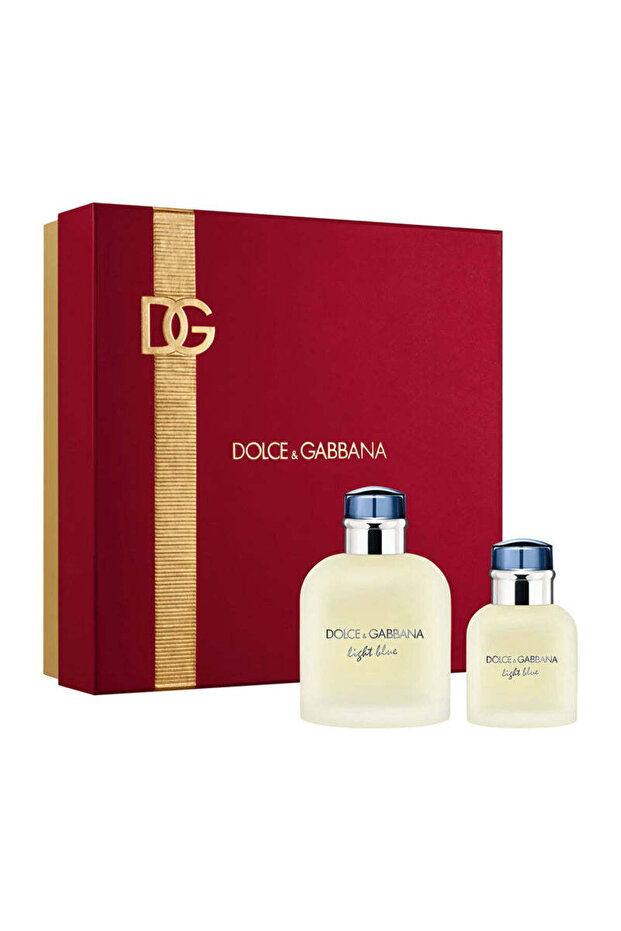 Dolce & Gabbana Light Blue For Men Set Eau De Toilette 200ml + Eau De Toilette 75ml