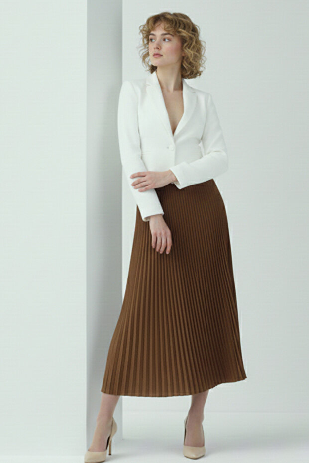 Piliseli Etek 4560 Taba - 3