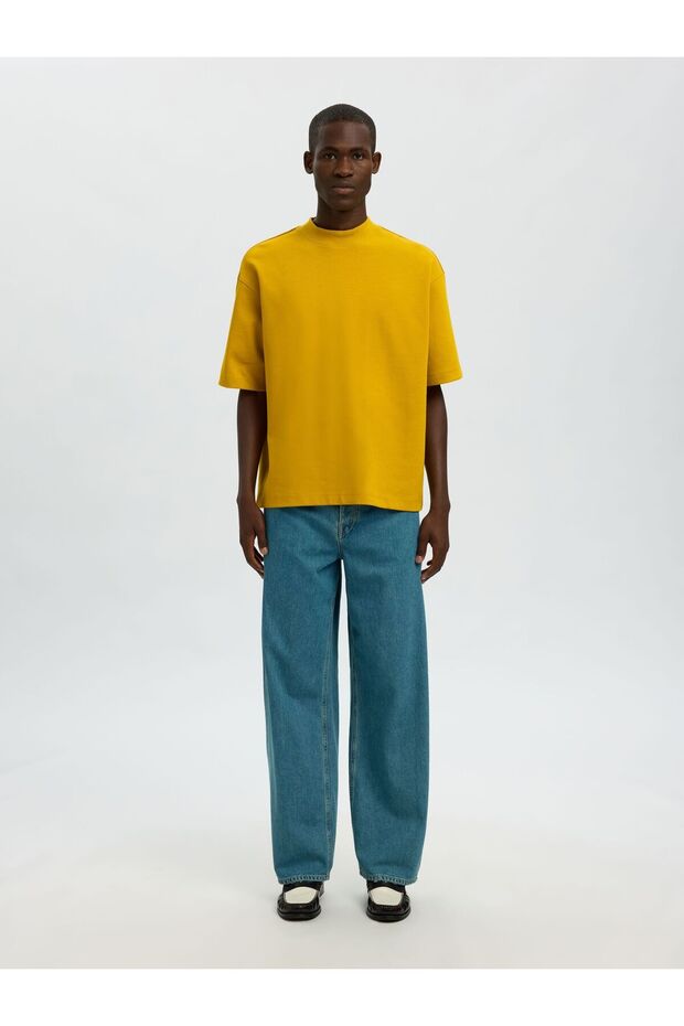 Tricou cu guler înalt - 4