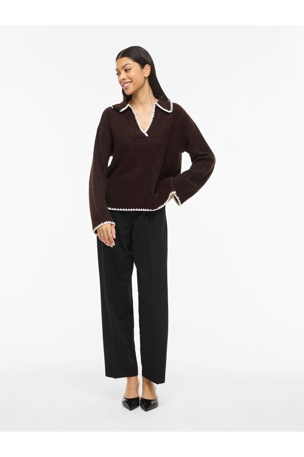 Strickpullover V-Ausschnitt - 5